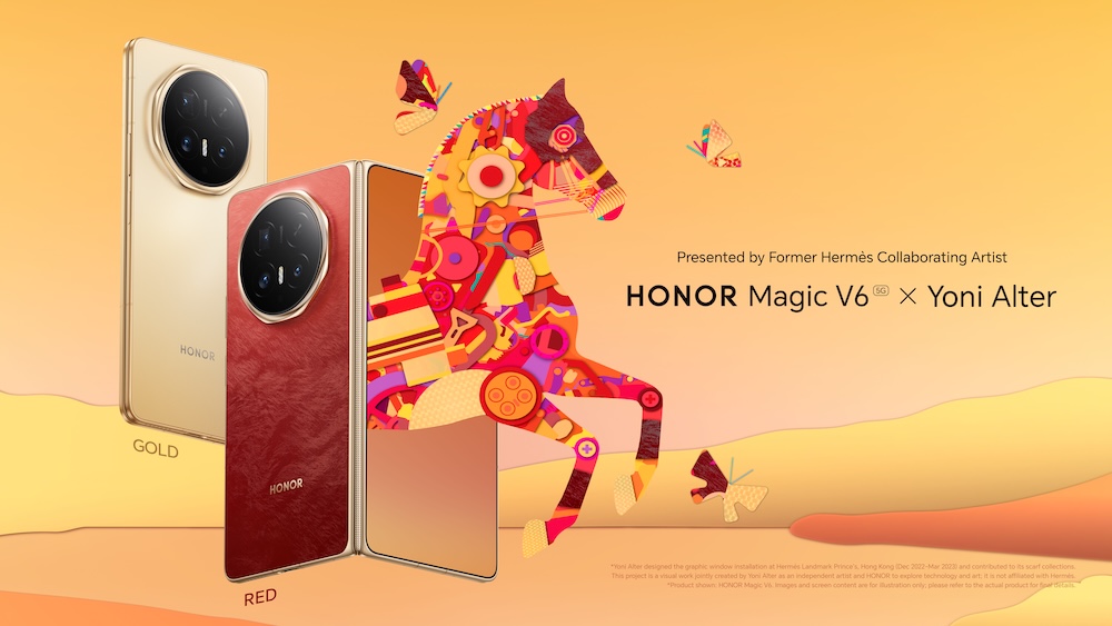 Honor Magic V6 опремен со креативната визија на соработникот на Hermes, Џони Алтер