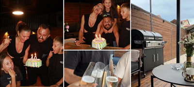 Маја Кикириткова му прослави 40-ти роденден на сопругот – го уреди дворот во куќата од 280m2, му купи скара