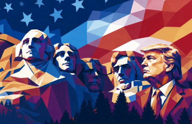 Трамп ги отвори прославите за 250-годишнината од американската независност на планината Рашмор