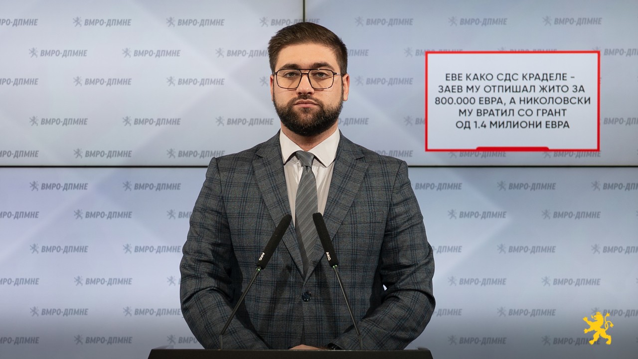 Манасиевски: Стравот на Венко, Заев и СДС е дека гласовите од дијаспората нема да одат на нивното конто, затоа што тие луѓе си заминаа од државата токму поради нивното катастрофалното раководење