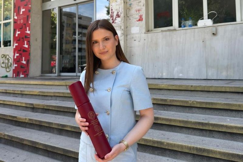 Верица Ѓорѓиева, најдобар студент на Градежен факултет: „Ме фасцинираат мостовите бидејќи се најголем инженерски предизвик и симбол на поврзување“