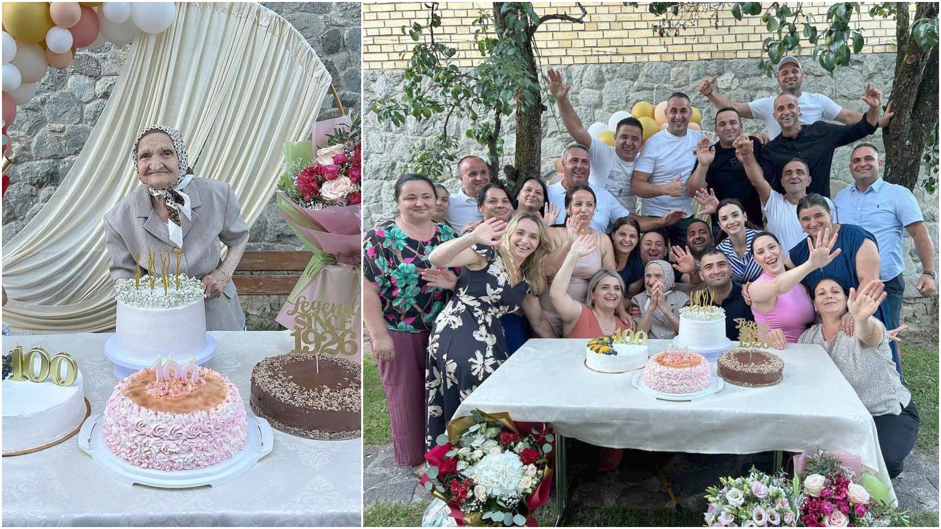 Баба Марта прослави 100 –ти роденден: Има пет деца, 27 внуци, 69 правнуци и 20 чукун внуци