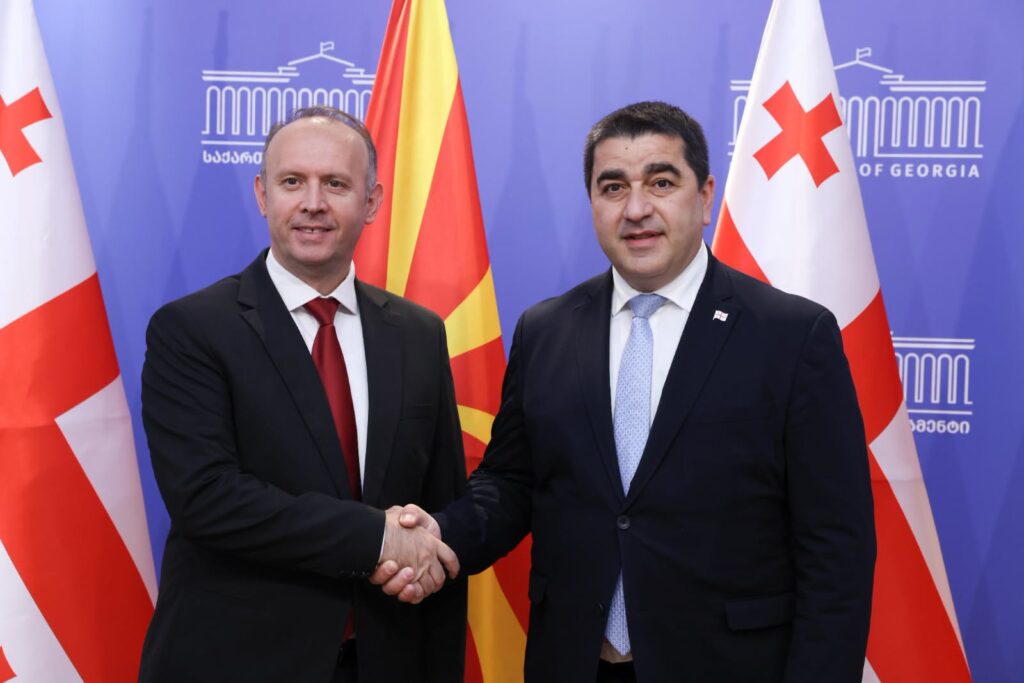 Гаши и Папуашвили најавија интензивирање на парламентарната соработка меѓу Македонија и Грузија