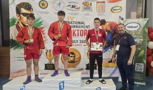 Одличен настап на Македонија на престижниот Меѓународен самбо турнир „Иван Докторов“ во Софија, освоени три медали!