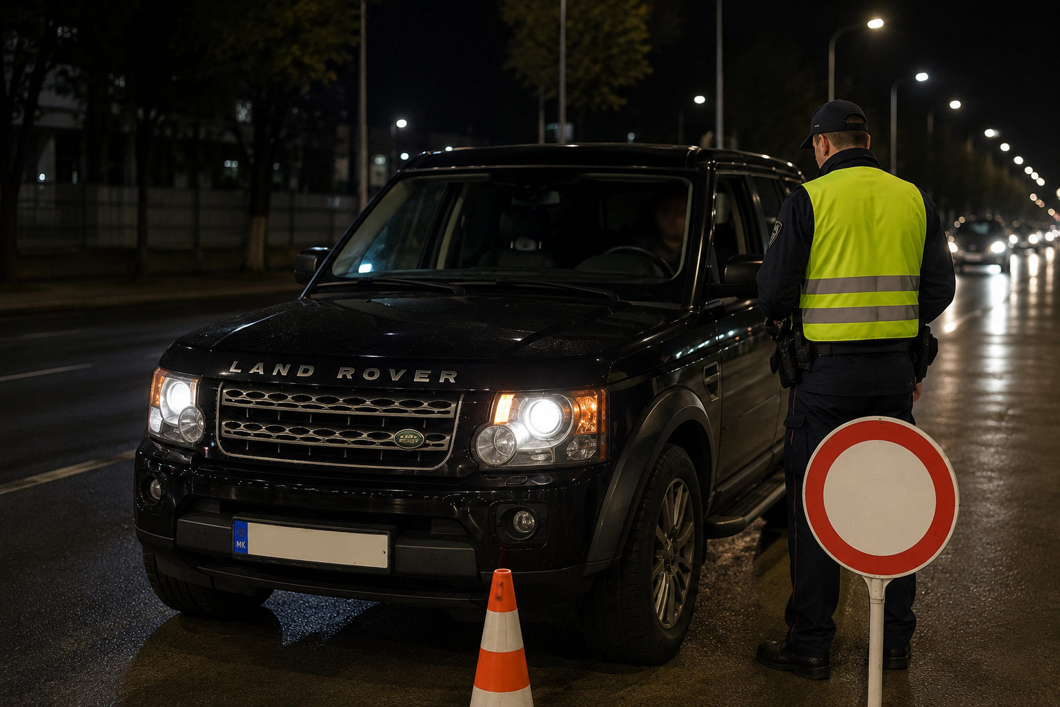 Опасна авантура по полноќ: Полицијата запрела „ленд ровер“ во Скопје, зад воланот седел 15-годишник