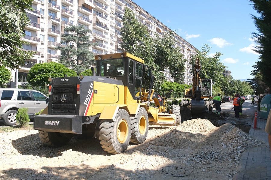 Реконструкција на улицата „Атинска“ во Карпош – ќе биде готова за 30 дена