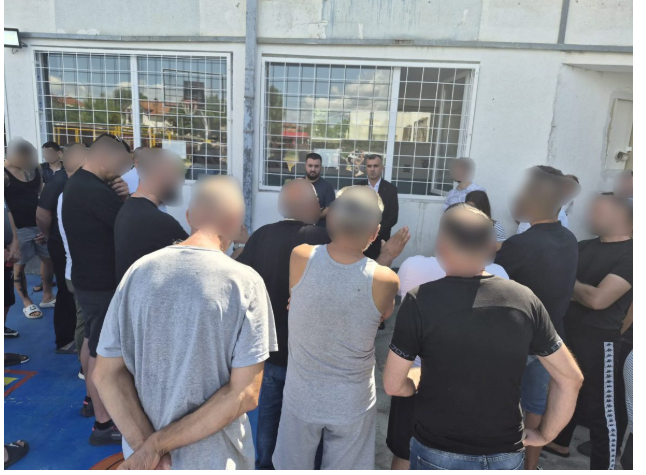 Утковски: Кај неколку штитеници има видливо црвенило, ќе се утврдува дали била употребена прекумерна сила од затворската полиција