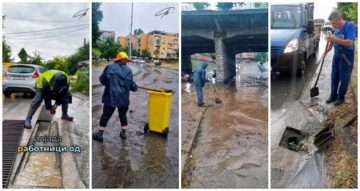 (ВИДЕО) СОСТОЈБАТА ВО СКОПЈЕ СТАБИЛИЗИРАНА ПО НЕВРЕМЕТО: Градоначалникот Орце Ѓорѓиевски и 1.000 работници на терен