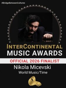 Композицијата „TIME“ на Николче Мицевски во финалето на престижните InterContinental Music Awards