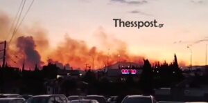 ВИДЕО: Голем пожар кај Солун, евакуирани населби, уапсен подметнувачот