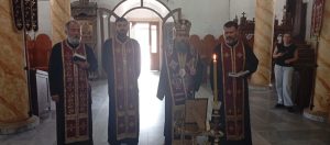 Панихида за покојниот архиепископ Михаил