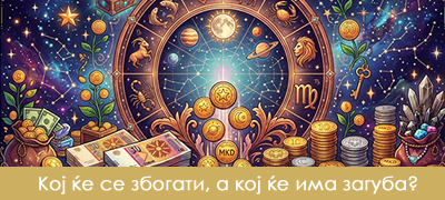 Финансиски хороскоп за јули 2026: Кои знаци ќе имаат добивка, а кои ќе загубат пари месецов?