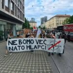 Протест во Љубљана: Демонстрантите побараа Словенија да излезе од НАТО