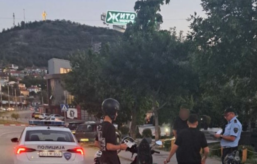 Акциска контрола во Штип: 6 приведени за “безобѕирно управување”, 55 санкции за возачи на мотоцикли, четирицикли и електрични тротинети