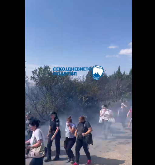 (ВИДЕО) Поради пожар во Штип се евакуирани работници