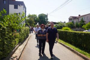 Градоначалничката Стаменкоска Трајкоска и министерот Николоски: увид во реконструкција на улицата „Лазар Димитров“ и најавено решение за  Теферич