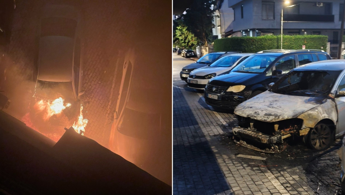 Запален автомобилот на судијата Ѓоко Ристов фатен со заѕидани 350.000 евра