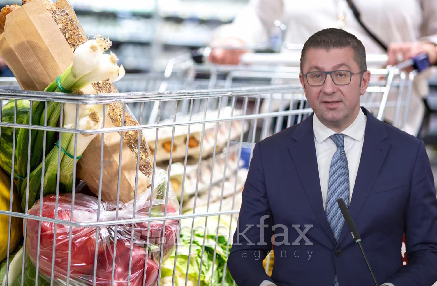 Инспекторите откриле профитерство, Мицкоски се одлучи за кафе во четири очи наместо казни на маркетите, велат од Левица