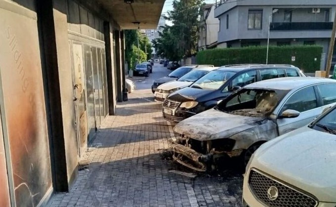 Запален автомобилот на судијата Ристов, обвинет за соѕиданите 350.000 евра