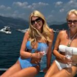 (Фото) Ќерката на легендарниот Шабан Шаулиќ блесна на јахта среде Јадранот, ужива во луксузниот одмор