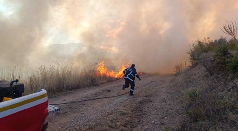 ЦУК: Изгаснати се 16 од 17 пожари на отворен простор во изминатите 24 час, а ставен под контрола е пожарот во атарот на селото Белица