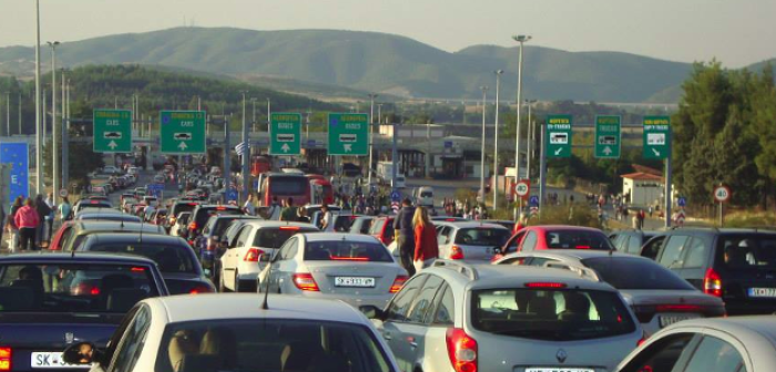 Колони на Богородица: За влез во Грција се чека најмалку 40 минути