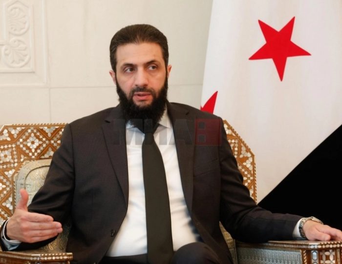 АЛ ШАРА: Сирија се стреми кон безбедносен договор со Израел, избегнуваме конфронтација и не размислуваме за воена интервенција во Либан