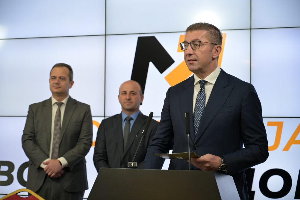 Мицкоски: Опозицијата нема единствен став за Изборниот законик, ние ќе го прифатиме нивниот текст