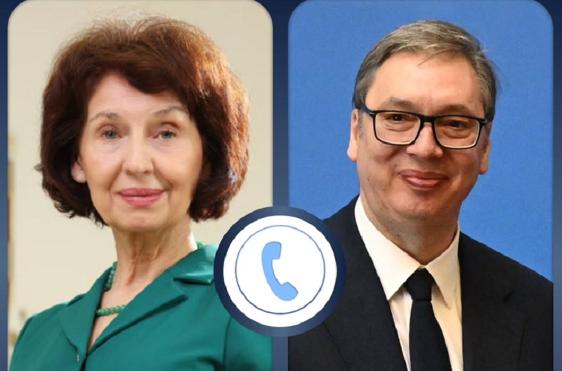 Вучиќ објави дека телефонски разговарал со Сиљановска-Давкова: Потврдени блиските односи меѓу двете земји