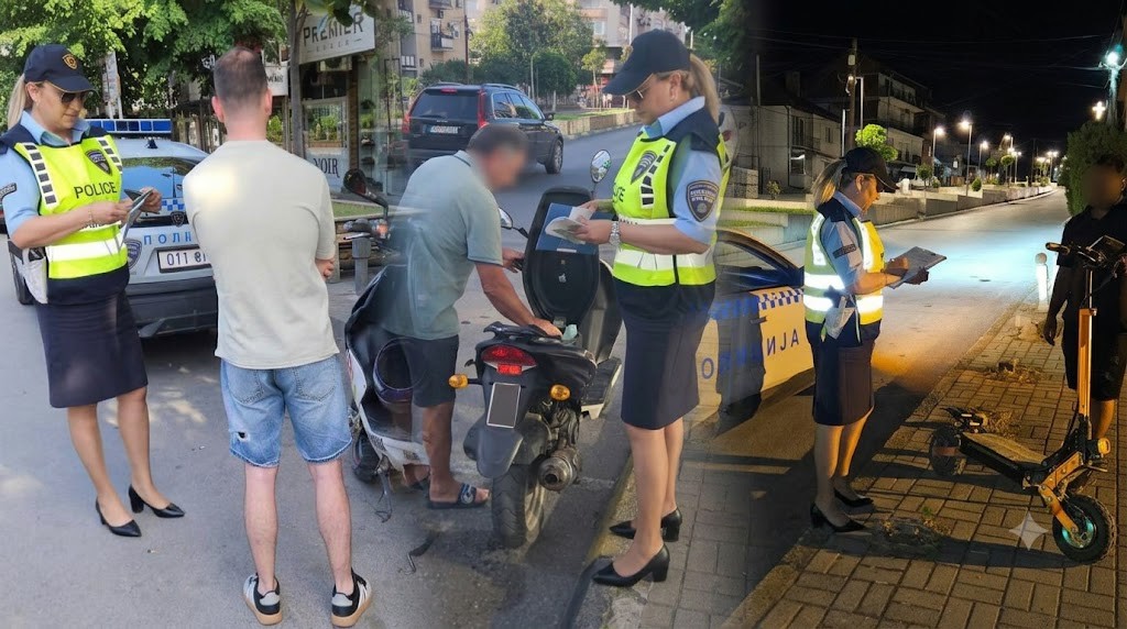 КАЗНЕТИ ВОЗАЧИ НА ТРОТИНЕТИ, МОТОРИ, ЧЕТИРИЦИКЛИ...Акција на МВР