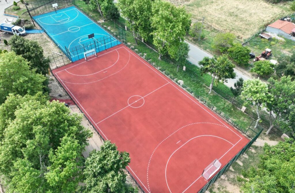 Касинос Аустриа Интернатионал Македонија со донација од 6.690.600 денари реконструираше спортско игралиште во ООУ „Гоце Делчев“ – Виница