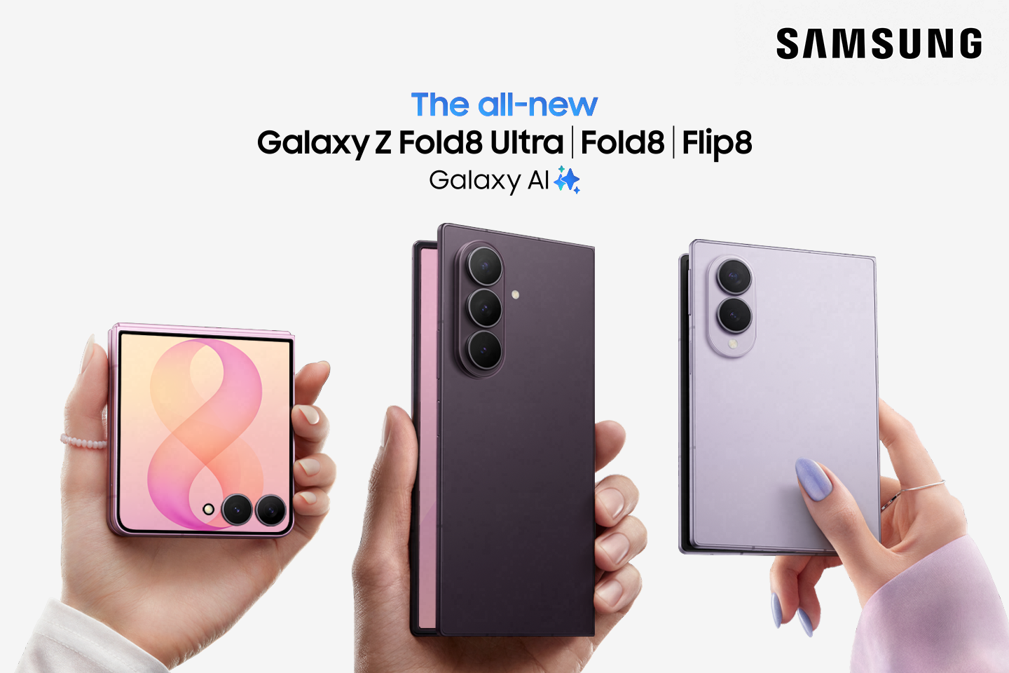 Samsung Galaxy Z Fold8 Ultra, Fold8 и Flip8: Уреди на преклоп, усовршени за секојдневниот начин на живот