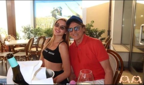 Што ќе каже тато? Помладата ќерка на Чола во црна тантела и халтери – позата мами на грев