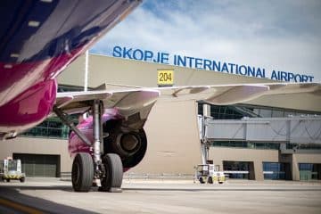 СКОПСКИОТ Е НАЈБРЗОРАСТЕЧКИ МЕЃУ АЕРОДРОМИТЕ ВО ПОРАНЕШНА ЈУГОСЛАВИЈА: 360.589 патници повеќе во споредба со истиот период минатата година