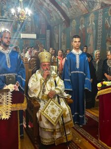 Епископот Марко сослужеше со митрополитот нишки Арсениј во Прокупље