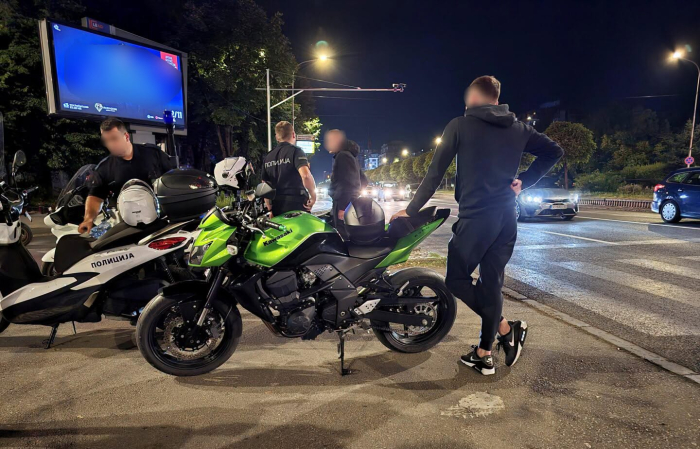 222 сообраќајни прекршоци од возачи на мотоцикли, 14 уапсени поради безобѕирно возење