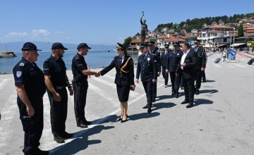 Делегација на Управата на полицијата при МВР на Р. Србија во тридневна работна посета на СВР Охрид