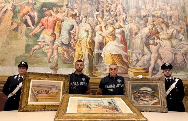 ИТАЛИЈАНСКАТА ПОЛИЦИЈА ГИ НАЈДЕ УКРАДЕНИТЕ ДЕЛА ОД РЕНОАР, СЕЗАН И МАТИС ВРЕДНИ 29 МИЛИОНИ ЕВРА ВО КУЌАТА НА ЕДЕН ОД КРАДЦИТЕ