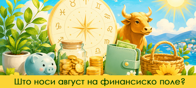 Финансиски хороскоп за август 2026: Кој знак ќе има голем прилив на пари, а кој ќе биде во загуба?
