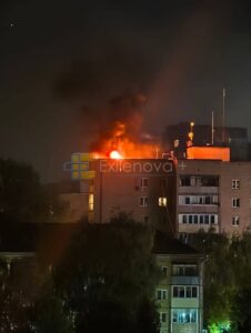 ВИДЕО: Гори околината на Москва, жесток унраински напад