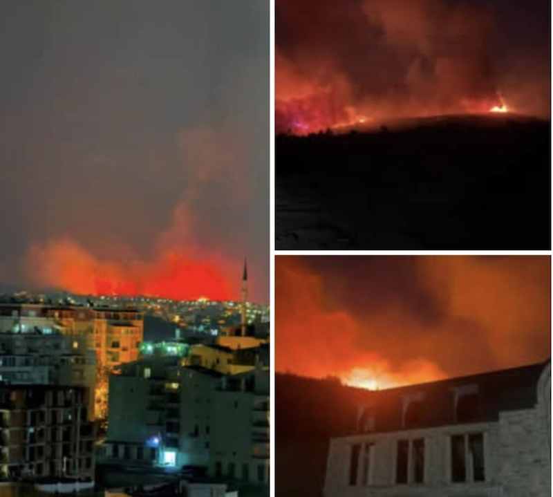 Големи пожари во Албанија, претседателот Бегај апелира на солидарност и одговорност од сите