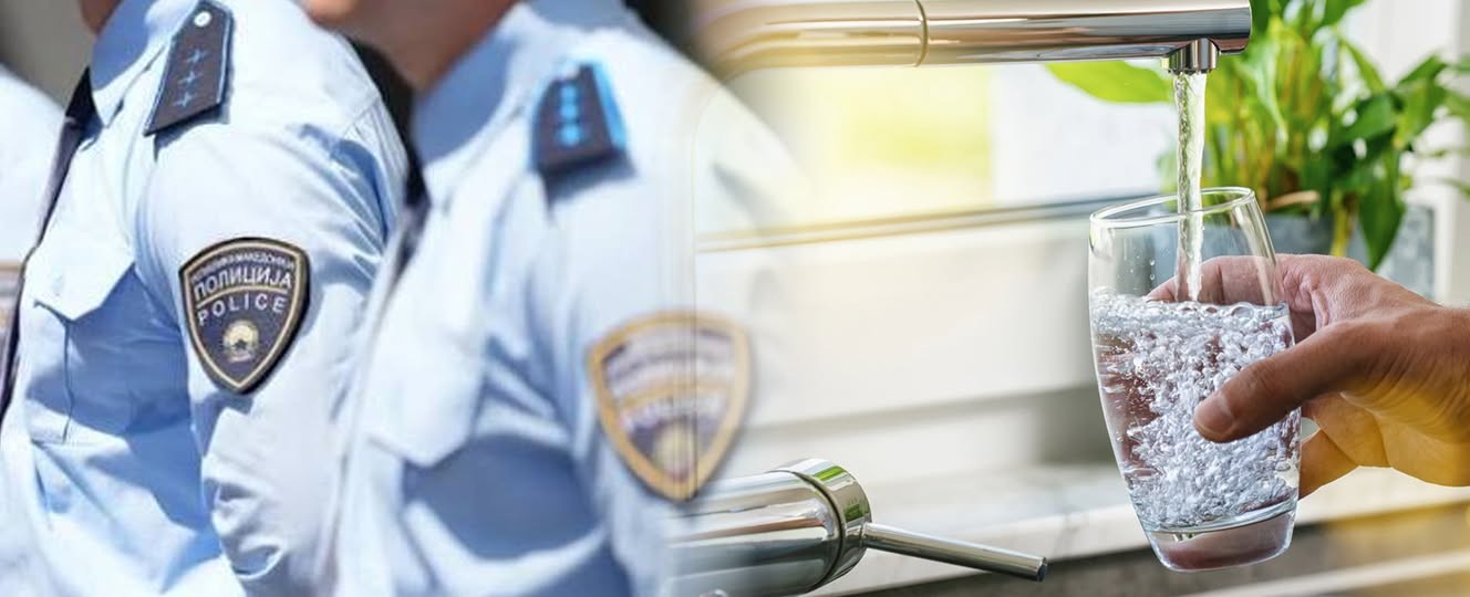 Полицијата повика 13 лица поради ширење на лажни информации за водата во Скопје
