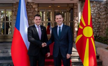 Муцунски од Охрид: Ја цениме принципиелната и континуирана поддршка на Чешката Република за нашиот европски пат