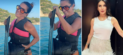 Живкица Каленикова во топ форма на 48 години – Сурфа на вода додека ја влечат со глисер