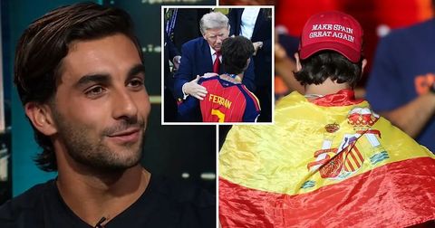 Херојот на Шпанија објасни зошто ја носел капата со „слоганот на Трамп“