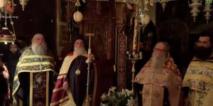 Во ЖИВО од Света Гора: Епископ Партениј на сеноќно бдение во Кутлумушкиот скит