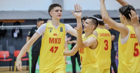 Македонија У16 се врати од огромен минус за втора победа на ЕП