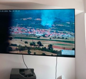 СМАРТ КАМЕРИ НА ЦУК: Навреме откриен пожар кај Никуштак