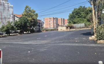 Асфалтирани паркинг просторите во кругот на Општа болница Охрид