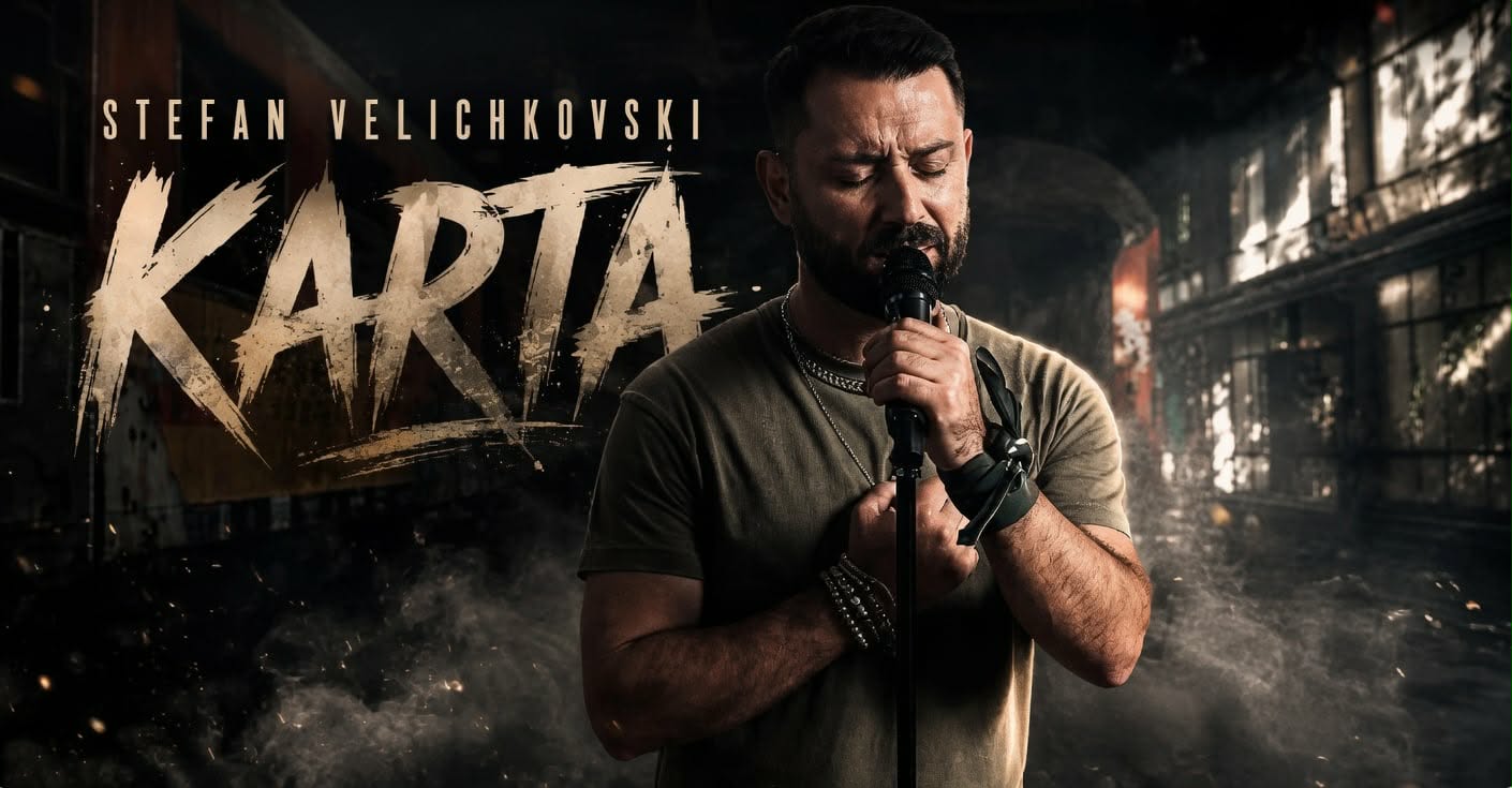 Стефан Величковски има песна со стихови што сечат како жилет и „Карта“… во еден правец за некој друг свет